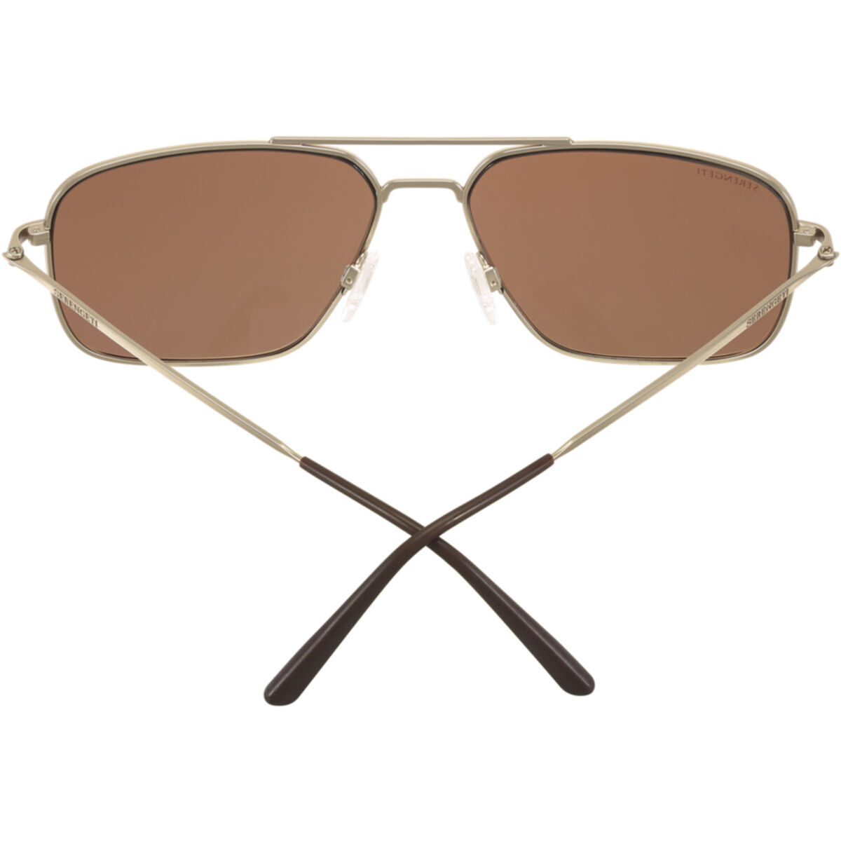 AGOSTINO, Matte Soft Gold-Mineral Polarized Drivers Gold Cat 3 to 3, hi-res image number null